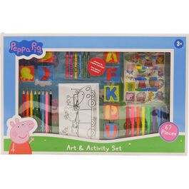 Activity set with 67 pieces in Peppa Pig box