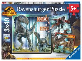 Ravensburger, Puzzle 3x49, 3 puzzles 18x18cm 49 pieces from Jurassic World