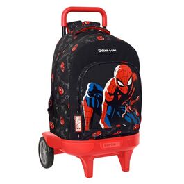Large reinforced backpack with 45cm removable compact wheels of Spiderman 'Hero'