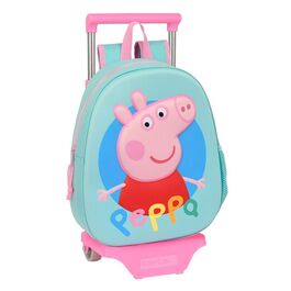 32cm 3d backpack with Peppa Pig 3D carriage '3C'