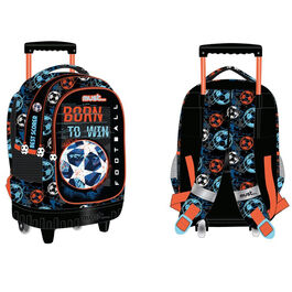 45cm trolley backpack with 3 compartments Born to Win by Must