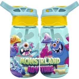 Botella cantimplora infantil de tritan 500ml en caja de Water Revolution 'Monsterland'