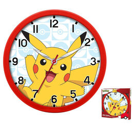 Reloj pared 25cm de Pokemon