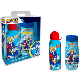 Sonic shampoo and water bottle set