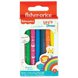 Color pencils 7 units of Fisher Price
