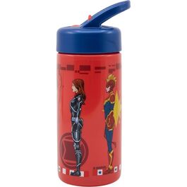 Botella cantimplora deportiva 410ml con asa de Avengers