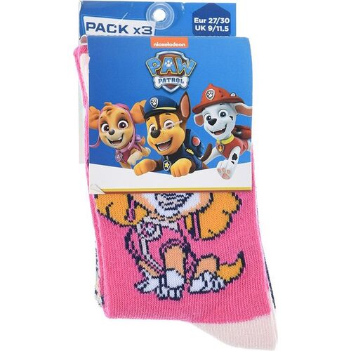 Set 3 calcetines de Paw Patrol La Patrulla Canina