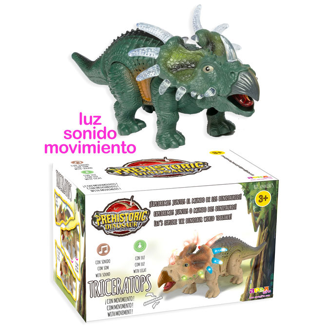 dinosaurio juguete con movimiento