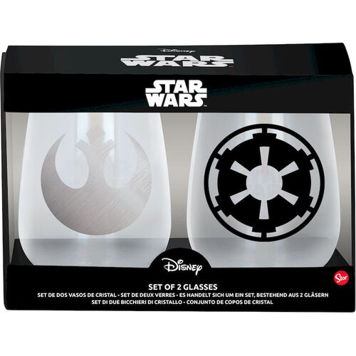 Set 2 vasos de cristal 510ml de Star Wars 'Coleccin Young Adult' (6/12) |STEVRD|