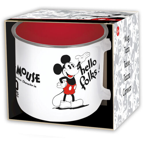 Taza ceramica desayuno 400ml en caja regalo de Mickey Mouse '90' 'Colección Young Adult' (6/36) |STRD|