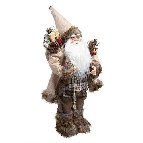 Figura decorativa santa claus 60cm coleccion Navidad (3/6)