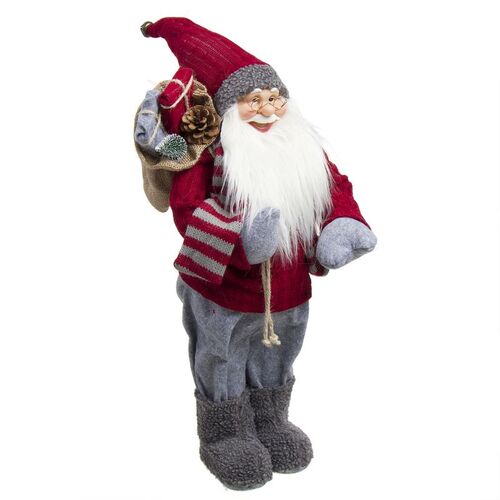 Figura decorativa santa claus 60cm coleccion Navidad (2/4/6)