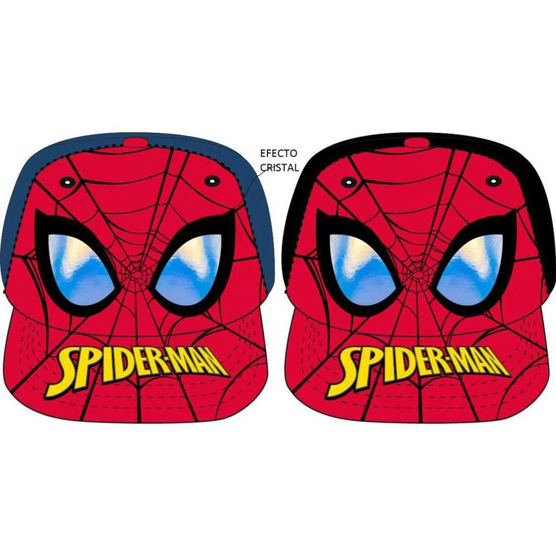Gorra 3D ojos efecto cristal de Spiderman - Regaliz Distribuciones Español