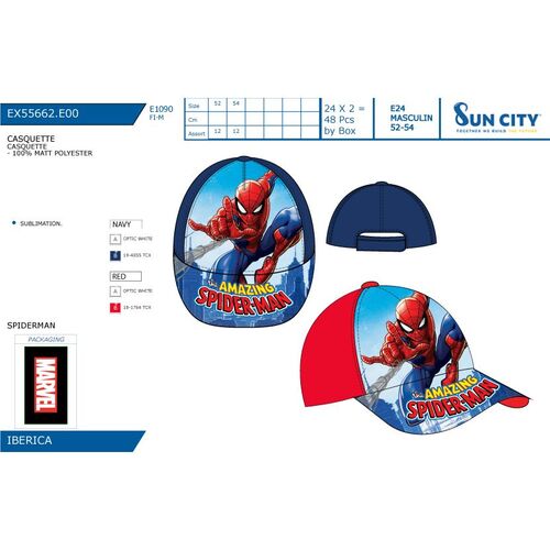 Spiderman cap