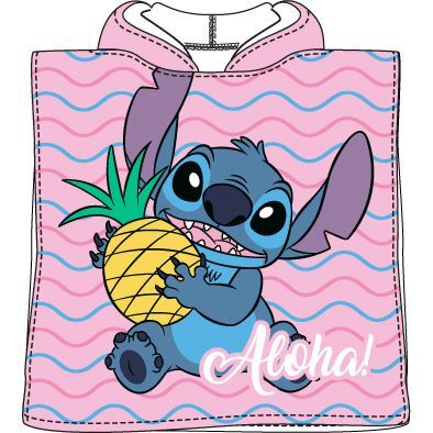 Lilo & Stitch microfiber beach towel poncho 55x110cm