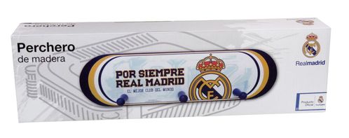 Perchero de pared de madera de Real Madrid (2/12)